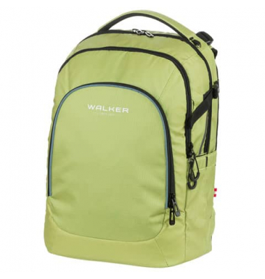 Schulranzen 42122-361 Campus EVO 2.0 Lime, gelb, mit Rei&szlig;verschluss