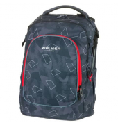 Schulranzen 42122-376 Campus EVO 2.0 Polygon, grau, mit Rei&szlig;verschluss