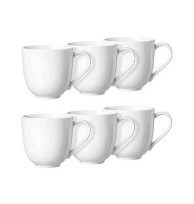 Ritzenhoff & Breker Kaffeebecher Skagen weiß 440,0 ml 6-tlg.