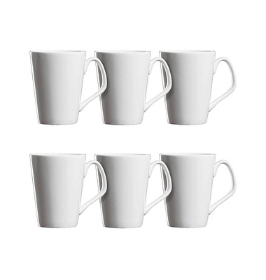 Ritzenhoff & Breker Kaffeebecher Arena weiß 340,0 ml 6-tlg.
