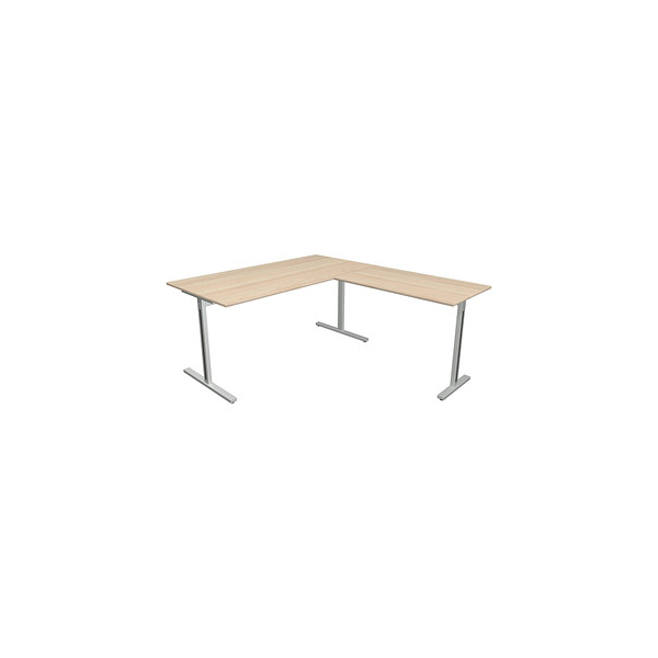 4044917442368 - Schreibtisch Form 1 11013050 65-130cm (H) 160x80cm (BxT) rechteckig ahorn silber 4044917442368 Kerkmann 4044917442368 - Schreibtisch Form 1 11013050 65-130cm (H) 160x80cm (BxT) rechteckig ahorn silber 4044917442368 Kerkmann