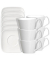 6 Ritzenhoff & Breker Kaffeetassen-Set Arena weiß 180,0 ml