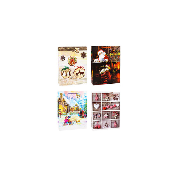 4022792941770 - Geschenktasche 84177-SG Weihnachten Serie 7 Weihnachten Kunststoffkordel mit Karte 4 Motive sortiert 33cm x 44cm 40227929417 12 Stück 4022792941770 - Geschenktasche 84177-SG Weihnachten Serie 7 Weihnachten Kunststoffkordel mit Karte 4 Motive sortiert 33cm x 44cm 40227929417 12 Stück