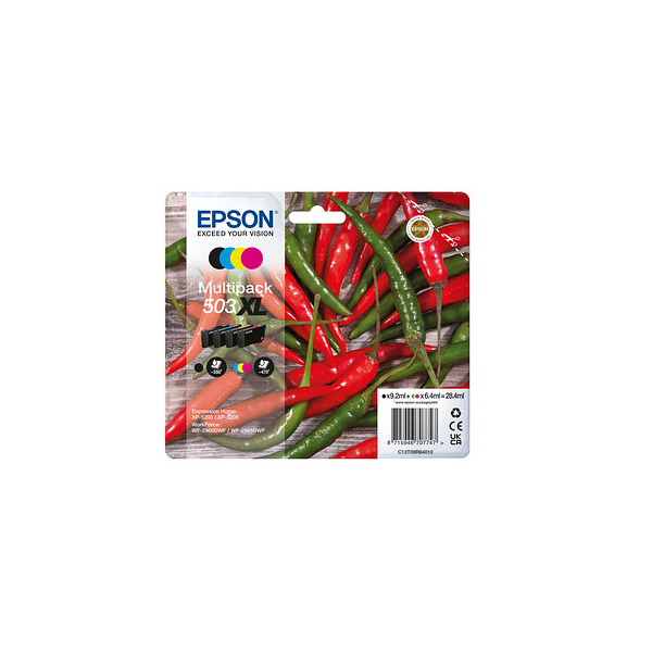 8715946707747 - 503XL Multipack - 4-pack - XL - black yellow cyan magenta - original - ink cartridge - Tintenpatrone Cyan