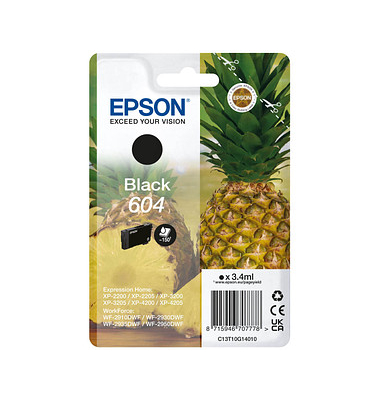 EPSON 604/T10G14 schwarz Tintenpatrone EPSON 604/T10G14 schwarz Tintenpatrone