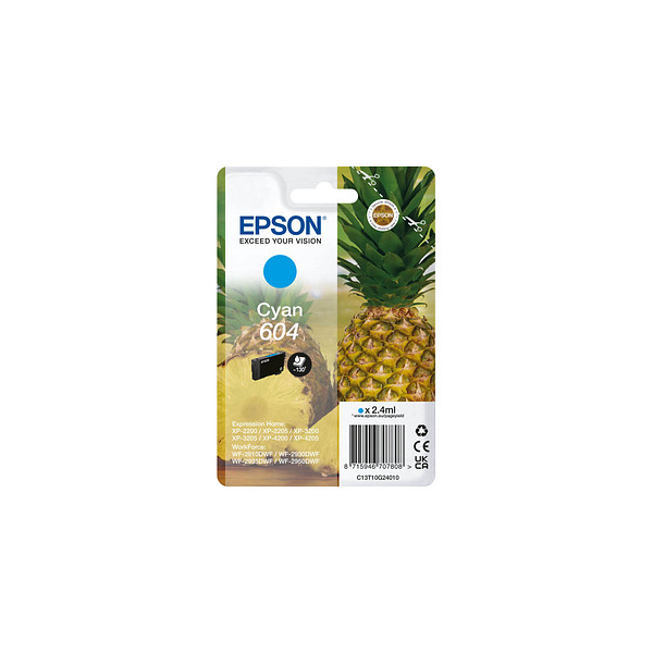 8715946707808 - 604 - 24 ml - Cyan - original - Blisterverpackung - Tintenpatrone