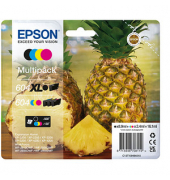 Druckerpatrone 604/604XL T10H94 C13T10H94010 (kompatibel zu Epson 604/604XL), schwarz/cyan/magenta/gelb, ca. 1x 500 schwarz, ca.