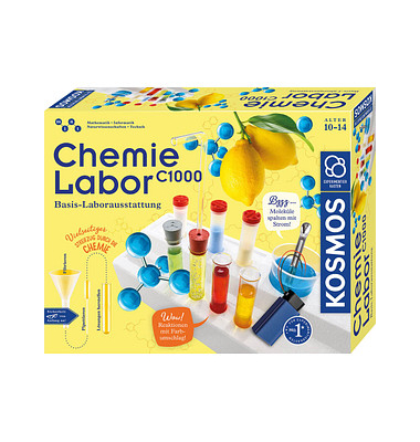 KOSMOS Experimentierkasten Chemielabor C1000 mehrfarbig
