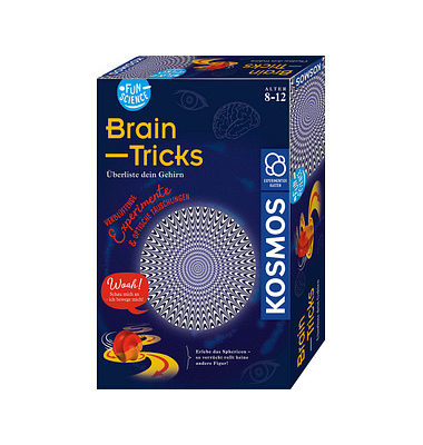 KOSMOS Experimentierkasten Fun Science Brain Tricks mehrfarbig