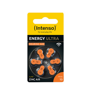 Knopfzellen Energy Ultra H&ouml;rger&auml;te, PR48 / A13, 1,45 Volt
