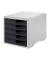 styro Schubladenbox styroswingbox  anthrazit DIN C4 mit 5 Schubladen