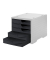 styro Schubladenbox styroswingbox  anthrazit DIN C4 mit 5 Schubladen