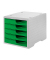 styro Schubladenbox styroswingbox  gecko DIN C4 mit 5 Schubladen