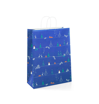 Geschenktasche 1FTTT020048 Toptwist, Weihnachten, Papierkordel, Weihnachten, 32cm x 42cm