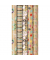 Geschenkpapier 33053 333205, sortiert (5 Motive), Urban Nature, 70cm x 2m, farbig sortiert (braun)