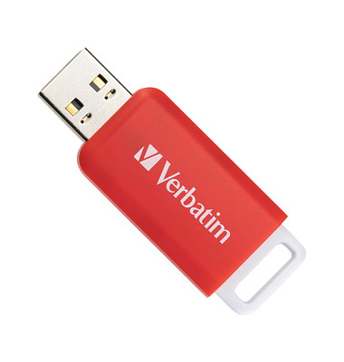 Verbatim USB-Stick DataBar rot 16 GB Verbatim USB-Stick DataBar rot 16 GB