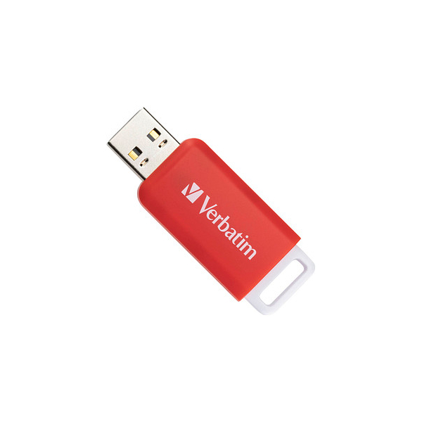 0023942494539 - 1 St verbatim USB-Stick DataBar rot 16 GB 1 St 49453 0023942494539