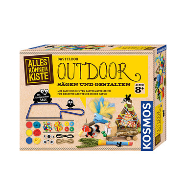 KOSMOS Experimentierkasten Outdoor Sägen und Gestalten mehrfarbig