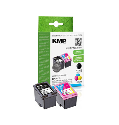 H75V schwarz, color Tintenpatronen ersetzen HP 301XL (CH563EECH564EE)