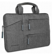 SATECHI Laptoptasche Kunstfaser grau ST-LTB15 bis 38,1 cm (15 Zoll)