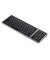 SATECHI Compact Backlit Bluetooth Tastatur kabellos grau, silber