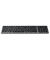 SATECHI Compact Backlit Bluetooth Tastatur kabellos grau, silber