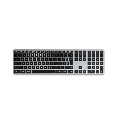 SATECHI SLIM X3 Tastatur kabellos grau, silber