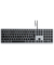 SATECHI SLIM W3 Tastatur kabelgebunden grau, silber