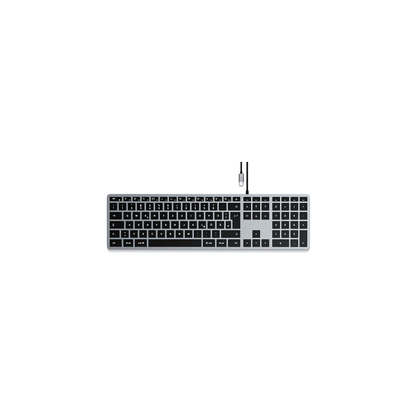0879961009779 - SLIM W3 Tastatur kabelgebunden grau silber 0879961009779 SATECHI 0879961009779 - SLIM W3 Tastatur kabelgebunden grau silber 0879961009779 SATECHI