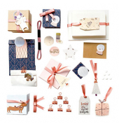 folia Bastelset Verpacken pastell pastell