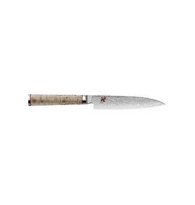 ZWILLING Kochmesser MIYABI 5000 MCD silber, braun glatt, Klinge: 16,0 cm