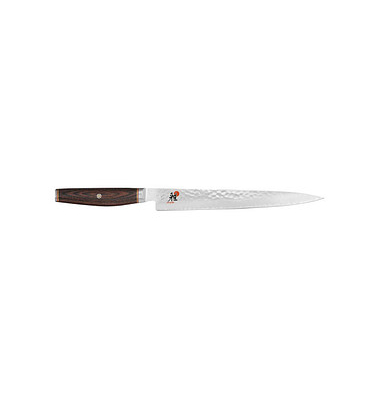 ZWILLING Tranchiermesser MIYABI 6000 MCT silber, braun glatt, Klinge: 24,0 cm ZWILLING Tranchiermesser MIYABI 6000 MCT silber, braun glatt, Klinge: 24,0 cm