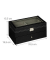 relaxdays Brillenbox schwarz 33,5 x 19,5 x 15,5 cm