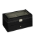 relaxdays Brillenbox schwarz 33,5 x 19,5 x 15,5 cm