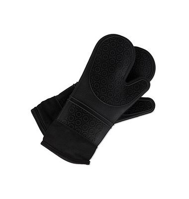 Ofenhandschuh, schwarz, Größe Einheitsgröße