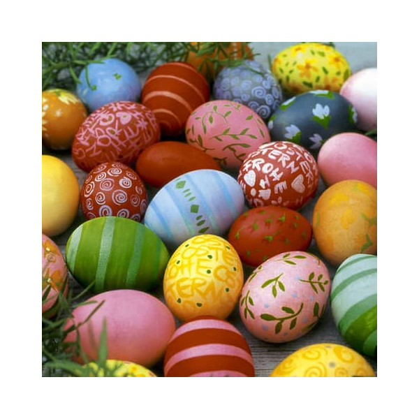 PaperDesign Oster-Servietten 10371 / Eier, 3-lagig, 25x25cm  PaperDesign