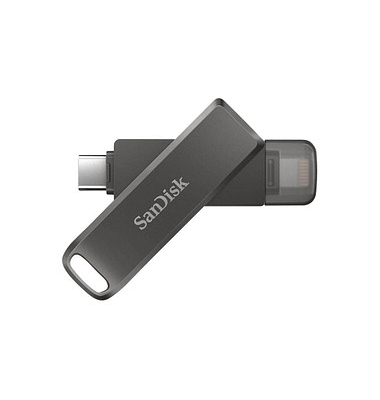 SanDisk USB-Stick iXpand Luxe schwarz 128 GB