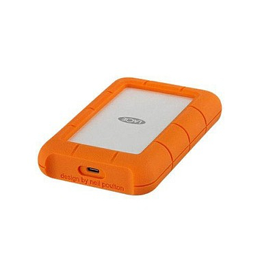 externe Festplatte Rugged USB C STFR4000800, orange, 2,5 Zoll (6,35cm), 4 TB, HDD