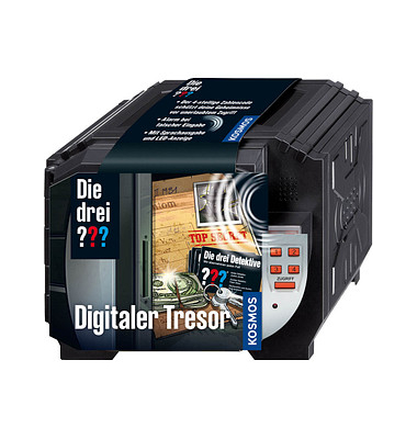 Spielzeug-Tresor 630607 Die drei ??? Digitaler Tresor mehrfarbig mit Elektronikschloss Die drei ???