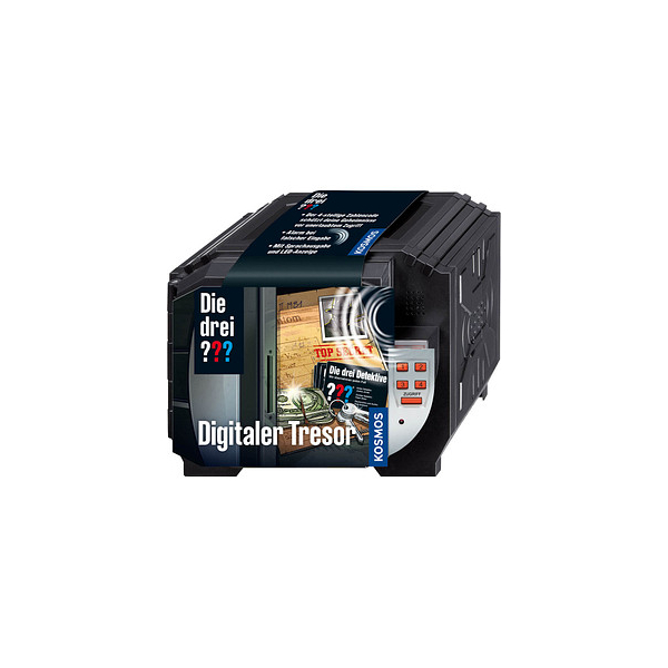 4002051630607 - Experimentiertresor 630607 Die drei ??? Digitaler Tresor mehrfarbig mit Elektronikschloss Die drei ??? 4002051630607 Kosmos 4002051630607 - Experimentiertresor 630607 Die drei ??? Digitaler Tresor mehrfarbig mit Elektronikschloss Die drei ??? 4002051630607 Kosmos