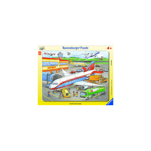 4005556067008 - Ravensburger Puzzle - Ravensburger Kinderpuzzle - 06700 Kleiner Flugplatz - Rahmenpuzzle für Kinder ab 4 Jahren mit 40 Teilen 4005556067008 - Ravensburger Puzzle - Ravensburger Kinderpuzzle - 06700 Kleiner Flugplatz - Rahmenpuzzle für Kinder ab 4 Jahren mit 40 Teilen