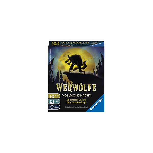 4005556267033 - Ravensburger 26703 - Werwölfe - Vollmondnacht Gesellschaftsspiel ab 9 Jahren Actionsspiel für 3-10 Spieler Spielereihe 4005556267033 - Ravensburger 26703 - Werwölfe - Vollmondnacht Gesellschaftsspiel ab 9 Jahren Actionsspiel für 3-10 Spieler Spielereihe