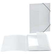 Heftbox 19500, A4 weiß transparent, Polypropylen (PP)