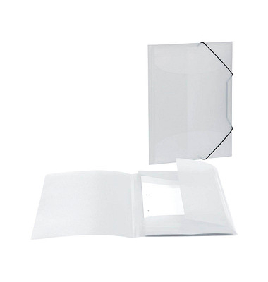 Heftbox 19500, A4 weiß transparent, Polypropylen (PP)