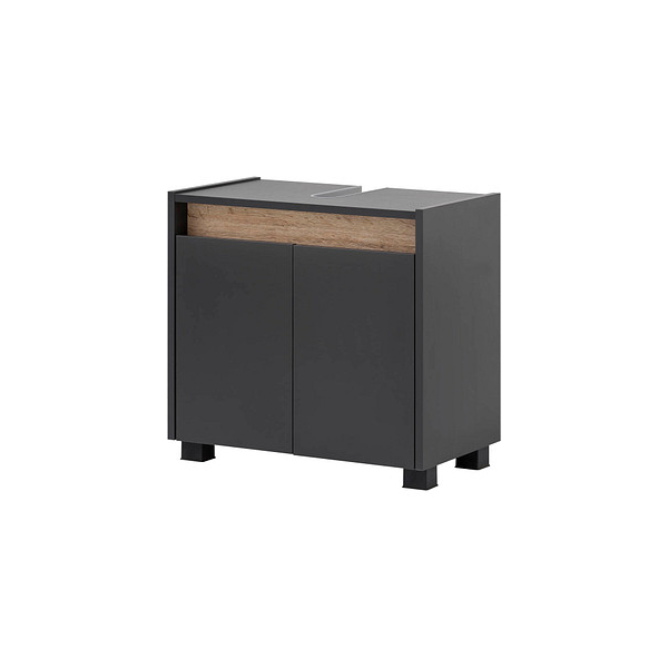 4027181109700 - Waschbeckenunterschrank Cosmo anthrazit 569 x 330 x 546 cm 4027181109700 MÖBELPARTNER 4027181109700 - Waschbeckenunterschrank Cosmo anthrazit 569 x 330 x 546 cm 4027181109700 MÖBELPARTNER