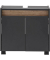 MÖBELPARTNER Waschbeckenunterschrank Cosmo anthrazit 56,9 x 33,0 x 54,6 cm
