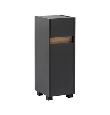 MÖBELPARTNER Badschrank Cosmo anthrazit 30,2 x 33,0 x 84,8 cm