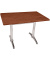 Bistrotisch BRENTA 305426-3, 74cm (H), 110x70cm (BxT), rechteckig, dunkelbraun / silber