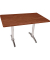 Bistrotisch BRENTA 305427-3, 74cm (H), 120x80cm (BxT), rechteckig, dunkelbraun / silber