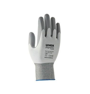 Arbeitshandschuhe phynomic FOAM, Aqua-Polymer, weiß/grau, Größe 7 / S